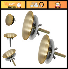 2" Kitchen Sink Hole Cover, Champagne Bronze Finish, 2-Pack - Durable Stylish