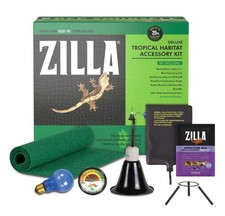 Zilla Tropical Reptile Habitat Accessory Starter Kit