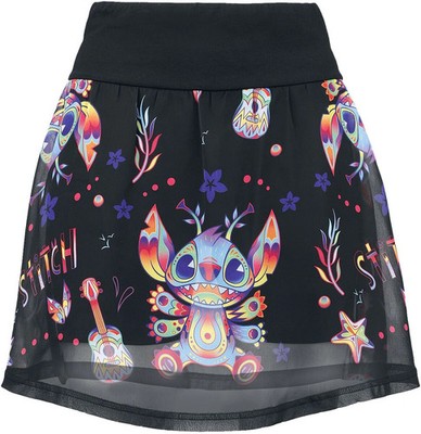 Lilo & Stitch Kurzer Rock Damen Viva Mexico multicolor