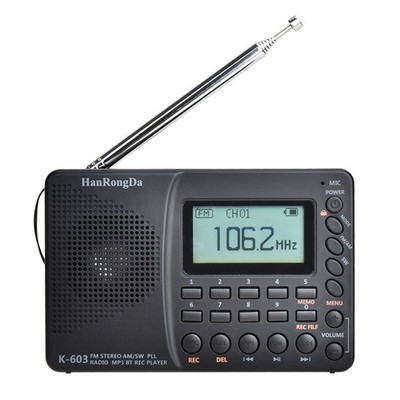  K-603 Senioren-Vollbandradio Bluetooth-Kartenaufnahme MP3-Player Tragbares8360