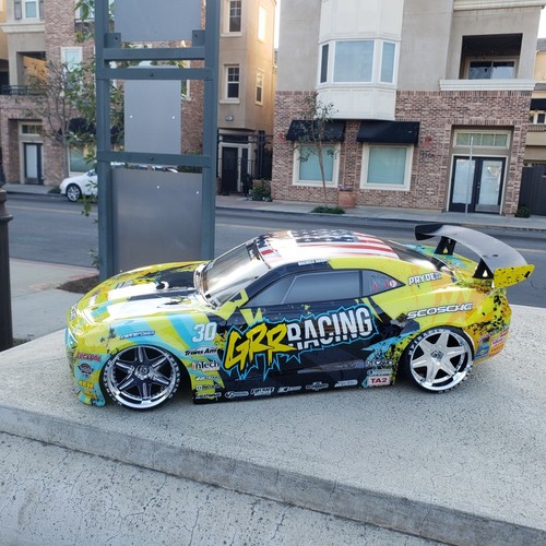 200mm 1/10 Custom Print HPI CAMARO 4Tec-2 drift RDS DC10 YD2 MST TT02 Body Only - Picture 7 of 8