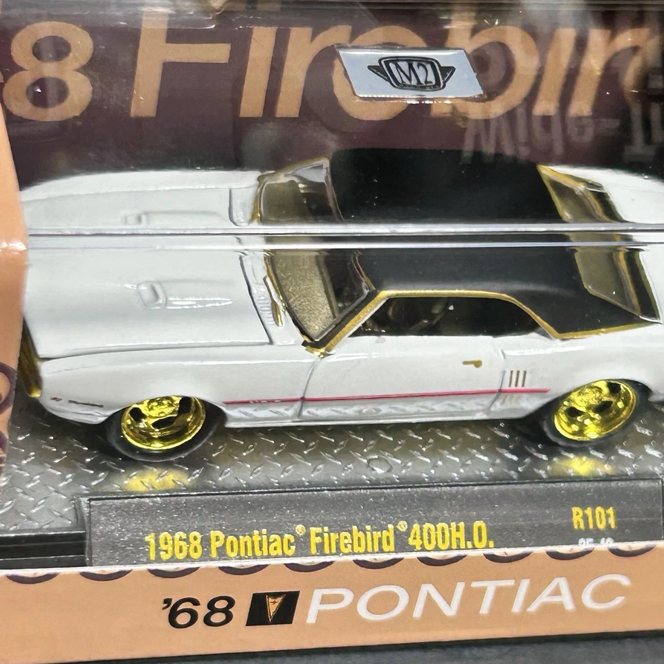 M2 MACHINES CHASE 1968 PONTIAC FIREBIRD 400HO AUTO THENTICS R101 1/750 - Image 2 of 3
