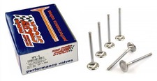 Stainless Steel 1.6 .100 Long Exhaust Valve Set Sb Chevy 400 350 327