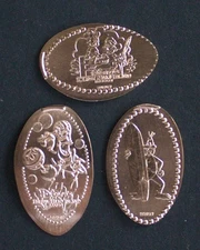 RES86 - Disney's Hilton Head Resort, Hilton Head SC 3 elongated pennies COPPER