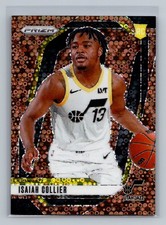 Isaiah Collier 2024-25 Panini Prizm #227 Prizms Fast Break Bronze #/20 RC Jazz