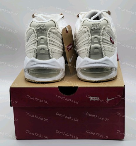 Levi's X Nike Air Max 95 'White Ecru' UK 9.5 HM4743-100 Brand New! Fast Ship! - Picture 5 of 8