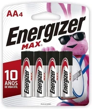 Energizer Max AA Batteries, 4 Count