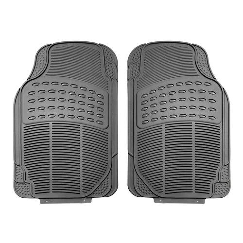 FH Group Universal Fit Trimmable Rubber Cars Floor Mats - Front Mats Only