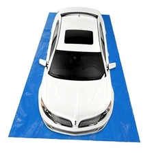 Containment Mat 8' x 18' Waterproof Garage Floor Mat for Prevent Snow Rain and 