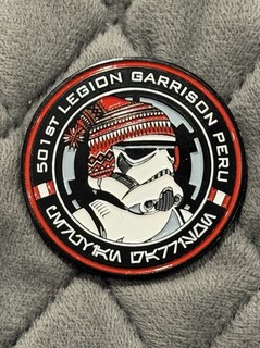 star wars 501st legion challenge Coin Garrison Peru V1 Black