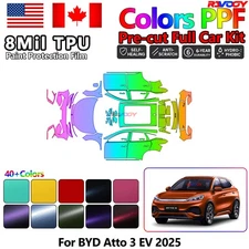 Color Precut PPF Paint Protection Film For BYD Atto 3 EV 2025