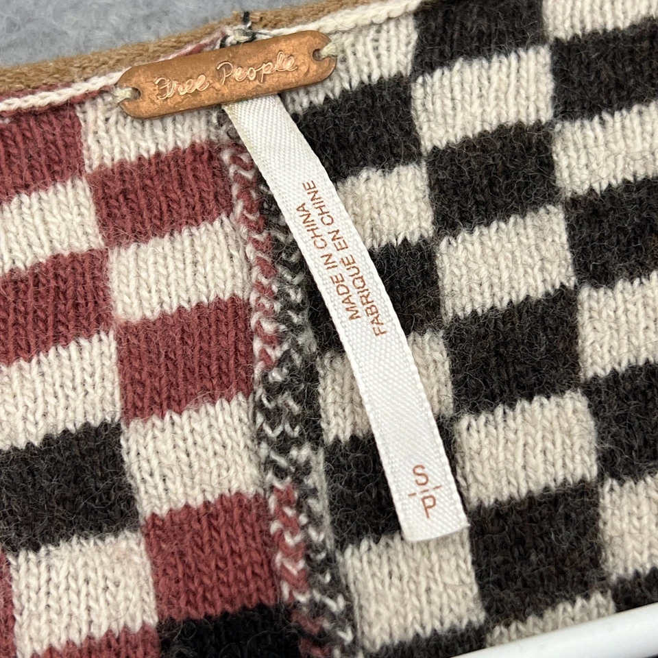 Top Free People Para Mujer Pequeño Conjunto Listo Go Cardi Toffee Combo Botón Suéter Top Foto 2 de 4