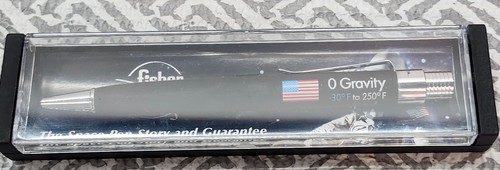 Fisher Space Pen Zero Gravity Ballpoint Pen W American Flag Imprint Black