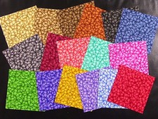 51 5 Squares Cherry Blooms - Charm Pack, Quilts - 100 Cotton Fabric - 5784