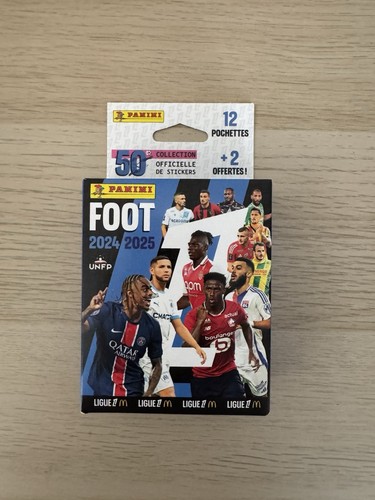 Blister Panini 9 Pochettes Foot 2024 – + 1 Offerte, Scellé, Neuf, Mint