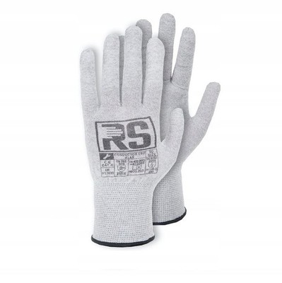 Esd Handschuhe, Gr. 8/m, Grau, Antistatisch, Leitfähig, Elektronik Arbeit