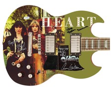 Heart Signed Little Queen Album Cd Lp Graphics Guitar Exact Proof ACOA