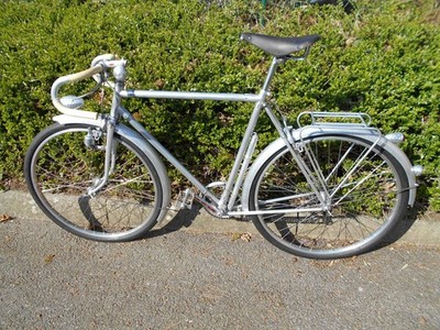 altes Fahrrad MECADURAL F. PELISSIER Duralumin MECADURAL bike late 40s, early 50s
