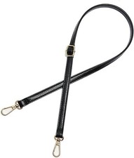 Leather Purse Strap Replacement Black Leather Crossbody Strap Adjustable