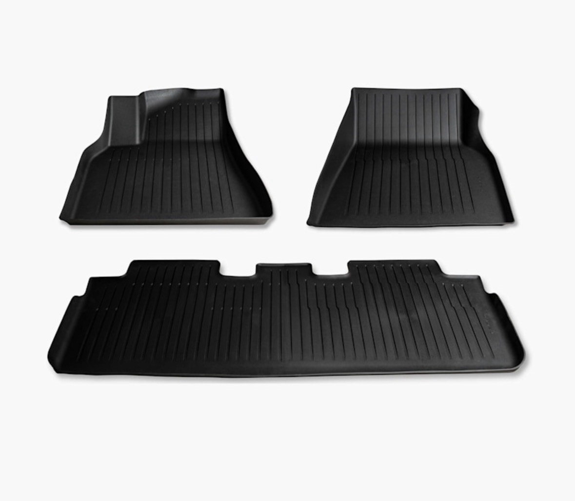 2023 Tesla Y 5 Seat All Weather Mats, Trunk, Frunk, Cargo Bins And Console Trays
