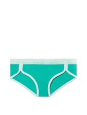 Victoria's Secret PINK Mesh Trim Hipster Panty Aqua