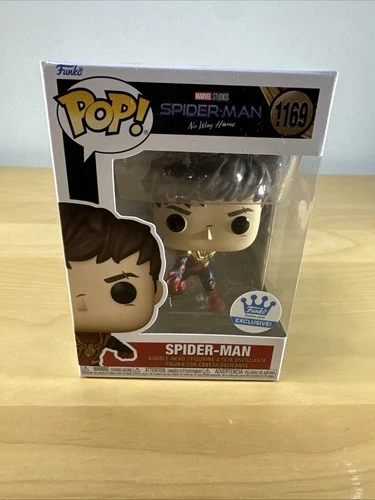 Funko Pop 1169 Spider-Man Peter Parker Unmasked Marvel Funko Shop Exclusive