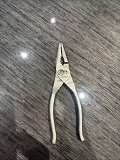 Snap-On Tools USA NEW 5" No Dip Mini Long Nose Slip Joint Pliers LN44BCFND