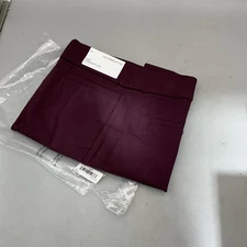 New Liz Claiborne Womens Lisa Straight Leg Mid-Rise Pull On Pants Size Size 14