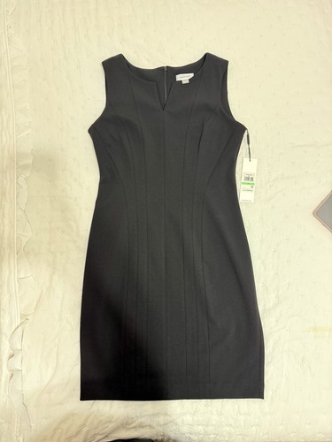 AUTHENTIC Calvin Klein Elegant Black Dress NWT (size 8p, small, petite)