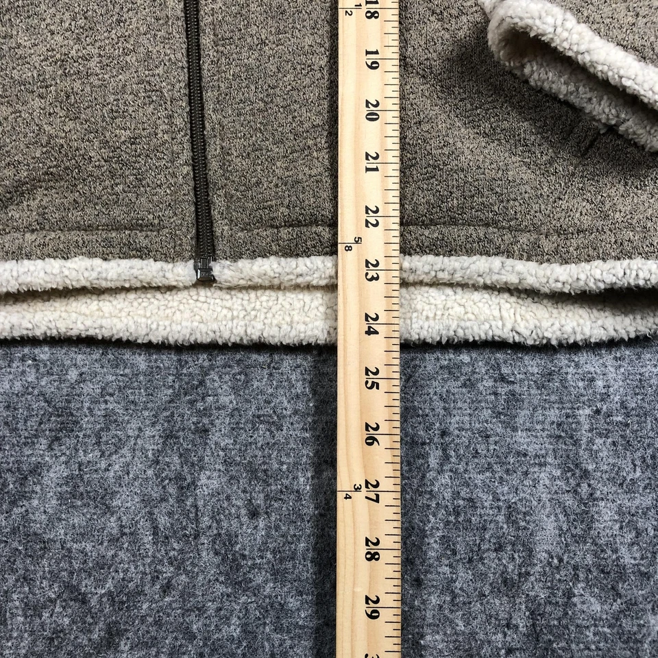 Chaqueta polar KUHL Alfpaca para mujer mediana marrón cremallera completa con capucha forrada Sherpa Foto 4 de 4