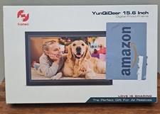 FRAMEO Digital Picture Frame- 15.6inch Digital Photo Frame with 1920  1080 IPS