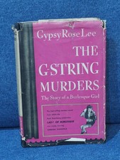 Gypsy Rose Lee The G-String Murders 1945 HC/DJ Book 