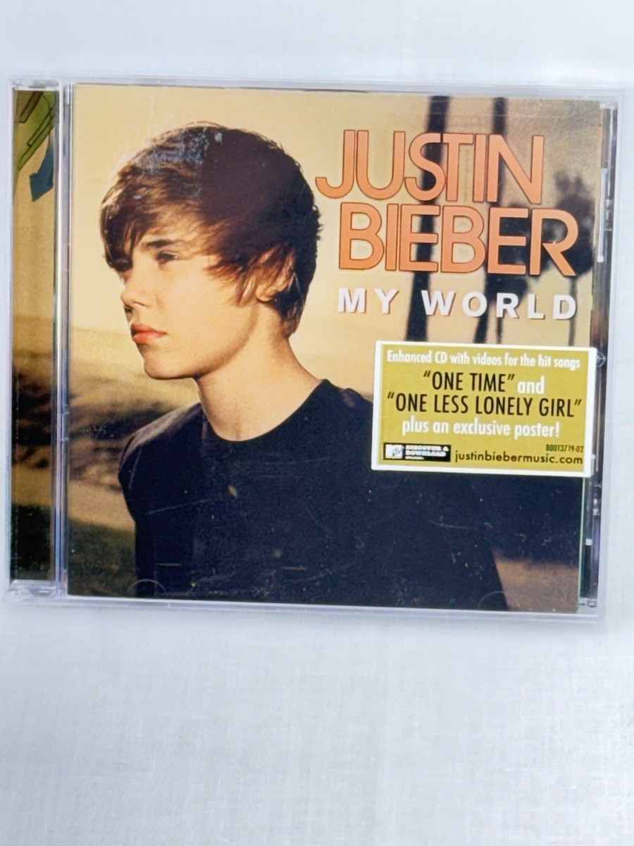 Justin Bieber My World CD SEALED 2009 Debut Album with Hype