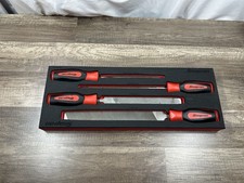 Snap-on Sghbf500afr 4-piece Instinct Soft Grip Handle Mixed File Foam Set