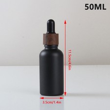 Light Proof Glass Essential Oil Bottle With Glass Dropper Liquid Pipette Bottle