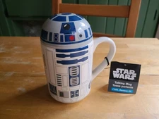 Star Wars Hallmark R2-D2 Talking Mug with lid but no sound