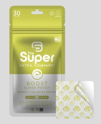 The Super Patch Company Boost 30 Patches - Drug Free All Day Energy Patches!