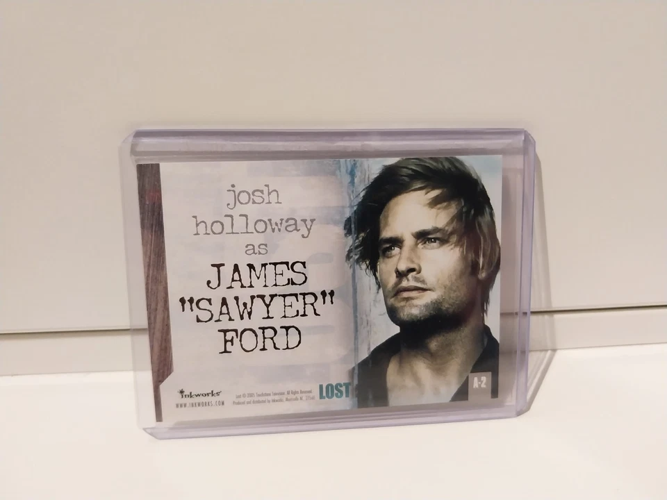 LOST SEASON ONE - A2 - JOSH HOLLOWAY AS JAMES "SAWYER" FORD AUTOGRAMMKARTE - Bild 2 von 2
