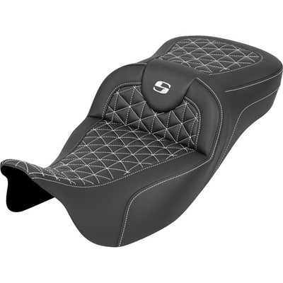 RoadSofa  Tri Gripper Seat -Ext Reach -White Stitch -w/o Backrest 808-07B-21106