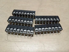 Lot Of 5 Beau 85 BD15N Single Row 8 Position Barrier Strip