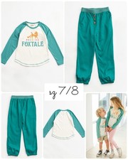 Sz 8 Finding Foxtale Raglan Tee sz 7 June Bug Joggers pants set Matilda Jane