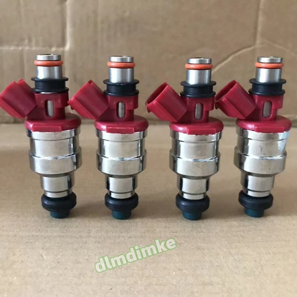 Inyectores de combustible DENSO 4x OEM 23250-35040 para camioneta Toyota 4Runner T100 22RE 2,4 L Foto 3 de 4