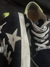 Golden Goose Superstar navy blue and white Low Top Lace-Up women s Sneakers