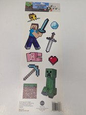 Minecraft Wall Decals Set of 9 Stickers