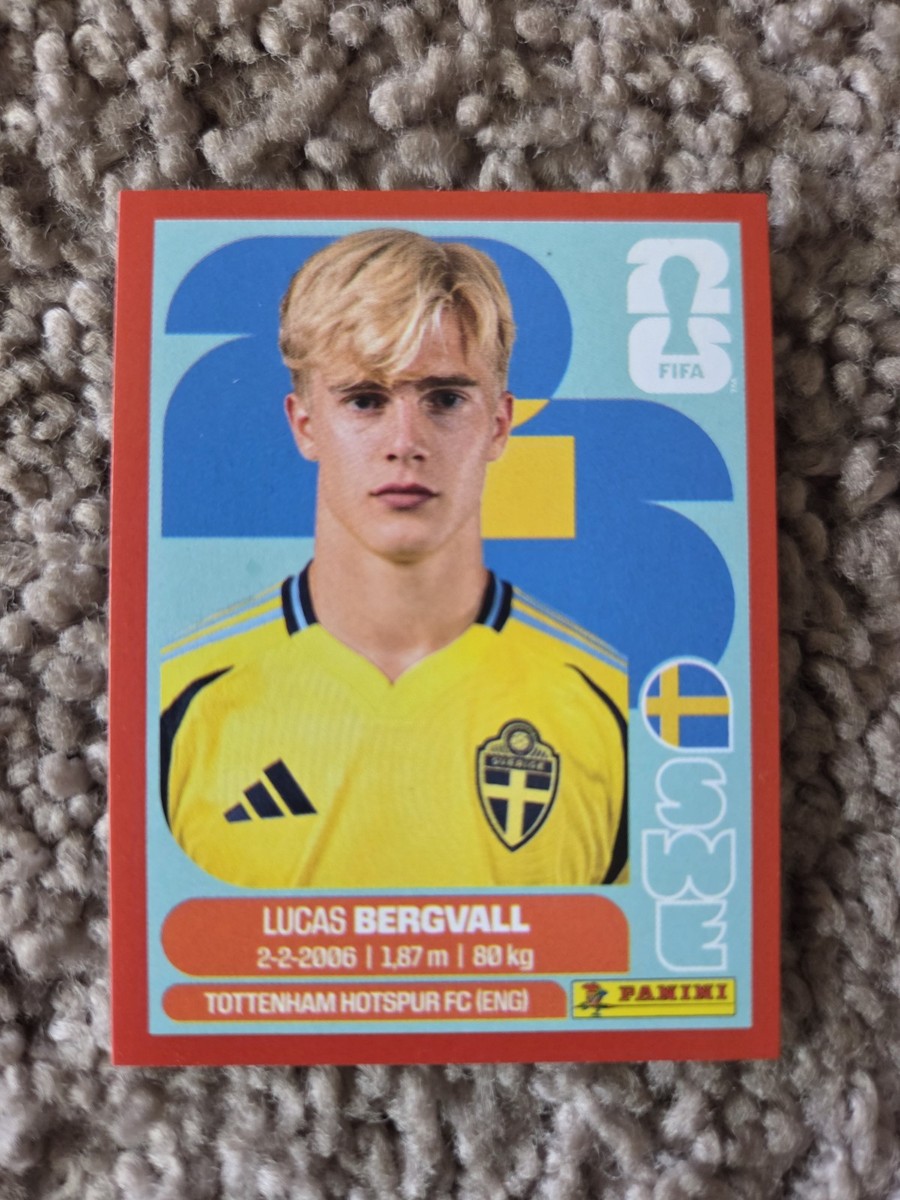 Panini FIFA World Cup 2026 Lucas Bergvall SWE 8 Sweden | eBay