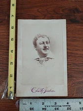 Singer Famous Person Chas A Gardner Charles Vintage Old Photograph Photography