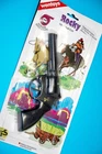 100 SHOT ☆ WICKE ☆ ROCKY WESTERN REVOLVER ☆ 1990s TOY CAP GUN ACTION PISTOL