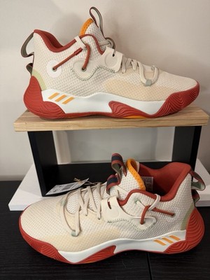 Adidas Harden Stepback 3 GY6415 Mens 9 / Womens 10 RARE $129   Beige/Red/Orange
