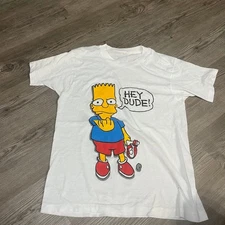Vintage 1990 Bart Simpson "Who The Hell Are You?" T-Shirt XL Screen Stars Best