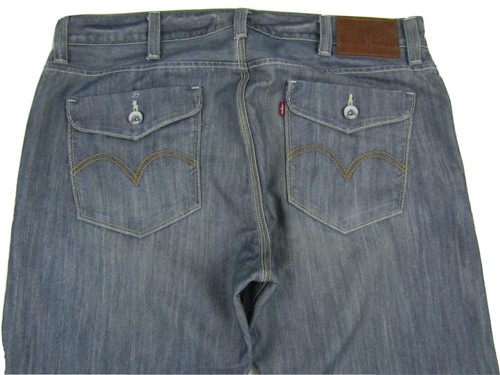Levi's 514 Slim Fit Straight Leg Red Tab Jeans Men's W38 X L32 Cotton Blend - Picture 7 of 8
